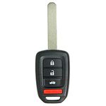 Keyless2Go Replacement for Keyless Entry Remote Car Key Fob for Select Honda Accord & Civic Vehicles