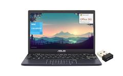 ASUS 2024 Newest Vivobook Go L210 Laptop, 11.6" Display, Intel Celeron N4020, 4GB RAM, 192GB Storage(64GB eMMC + 128GB SD Card), 1 Year of Office 365, Windows 11 Home in S Mode, with USB WiFi Adapter