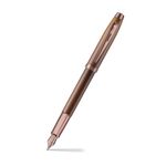 Sheaffer Gift 100 9374 Coffee Edition Matt Brown with Regal Brown PVD Trim Fountain pen | Fountain Pen Medium Nib | Premium Pen Gift Set