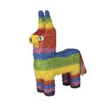 Multicolor Burro-Shaped 3D Pinata (56cm x 35cm) 1 Piece - Durable and Vibrant Design, Perfect for Parties and Celebrations