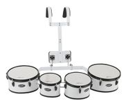 PURE GEWA BASIX F893210 Marching Quad Tom Set, 8 x 8/10 x 8/12 x 8/13 x 8-Inch