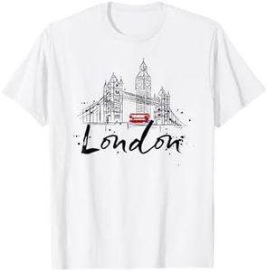 UK British Retro Vintage London England Souvenir T-Shirt