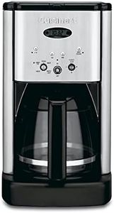 Cuisinart DCC-1200P1 Brew Central 12-Cup Programmable Coffeemaker Coffee Maker, Carafe, Brushed Chrome