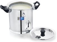 Double Bakelite Handle Stainless Steel Double Wall Milk Boiler Storage - 2.5 Litre JVL_MBDH_2.5L