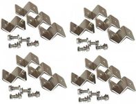 (4 Sets) Solar Panel Z Bracket Mount Mounting Set RV Boat Off Grid
