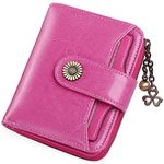 SENDEFN Purses for Women Genuine Leather Small Bifold Compact Womens Wallet with RFID Protection