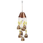 New Creative Evergreen Garden Beaded Bee Hives Metal Wind Chimes