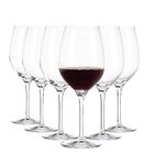 Forestamart ||Set of 4pcs||320ml Red/White Wine Glasses Set || Durable Long Stemmed Crystal Clear Glasses || Lead-Free Goblet || Perfect for Home ||Wedding Party|| Christmas