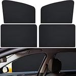 4 Pieces Privacy Car Window Sun Shades Magnetic Blackout Car Window Covers Car Curtains Car Window Sun Shades Covers Automotive Window Sunshades for Sleeping Family Baby Kids