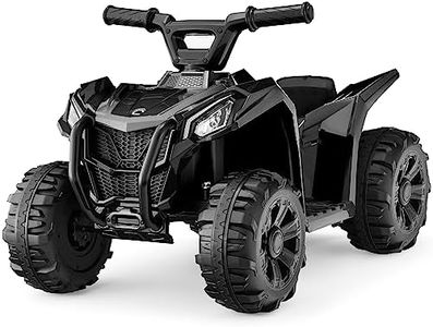 Best Choice Products 6V Kids Ride On Toy, 4-Wheeler Quad ATV Play Car w/ 1.8MPH Max Speed, Treaded Tires, Rubber Handles, Push-Button Accelerator - Black