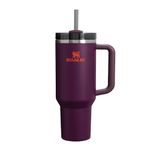 Stanley Quencher H2.0 FlowState Tumbler 1.2L - Cold For 11 Hours - Iced For 48 Hours - Water Bottle with Straw, Handle and Lid - Dishwasher Safe - Travel Mug For Cold or Hot Drinks - Plum