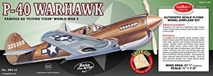 Guillow's P-40 Warhawk Laser Cut Mo
