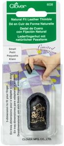 Clover Limited Edition Natural Fit Leather Thimble - Small