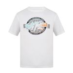 Hot Tuna Mens Crew T Shirt White Crcl Logo XL