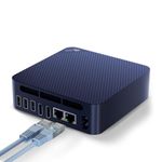 Beelink Mini PC EQ14, Intel Twin Lake-N150 Processor (up to 3.6GHz), Office Mini Computer 16GB DDR4 1TB SSD, Dual Gigabit Ethernet/Dual HDMI/WiFi 6/BT5.2