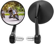 KEMIMOTO Motorcycle Bar End Mirrors