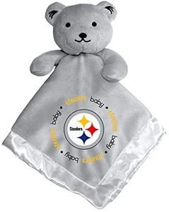 Baby Fanatic NFL Pittsburgh Steelers Security Bear Blanket, One Size, Gray