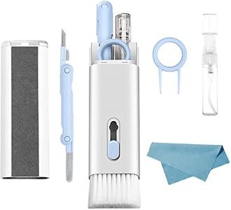 7 in 1 Electronic Cleaner kit - Keyboard Cleaner, Keyboard Cleaning Kit, Laptop Cleaner with Brush, Electronic Cleaner for Airpods pro/Laptop/Phone/Computer/Screen (Give Away a Flannel Cloth) Blue