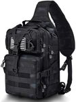 HAOMUK Tactical Sling Bag Pack Mili