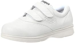 Propet Womens Vista Strap Shoe, White, 10.5 Narrow