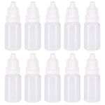 Lifreer 50PCS Dropper Bottles 20ml Squeezable Dropper Bottles White Eye Liquid Empty Dropper Bottles with Cap