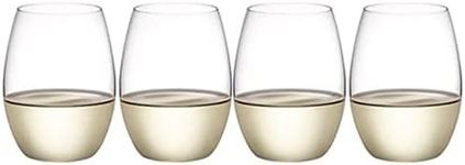 Plumm Outdoors Stemless White+ Outdoors Stemless White+ Wine Glasses, Clear, PLUOTPG5520