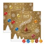 Assorted Chocolate Advent Calendar 2024 - Irresistibly Smooth Pack of 2 x 109g Mini Truffles Desktop Advent Calendar with Card. Great Christmas Gifts for Women, Secret Santa Gifts, Stocking Fillers