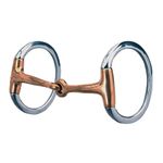 Weaver Leather Eggbutt Snaffle Bit, Stainless Steel, 5"