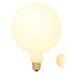 Liii&ARTMAN LED Large Globe Oversized Bulb 5.9' G47/ G150 7W E26 Dim to Warm 2000K-2800K High Color Accuracy CRI95 Flick-Free Matt Opal Porcelain White 600LM (1-Pack)