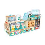 Melissa & Doug Wooden Toy Café Barista Coffee Shop | Wooden Toy for Kids | Role Play | Montessori Toy | 3+ | Gift for Boys or Girl