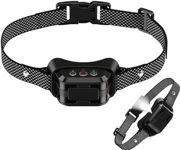 Citronella Bark Collar for Dogs - No Shock Humane Anti Barking Device with 3 Sensitivity & Spray Levels, IPX7 Waterproof Rechargeable Citronella Spray Dog Bark Collar for Small Medium Large Dogs