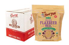 Bob's RED Mill, Organic Flaxseed Meal, Golden, Pack of 4, Size 32 oz, (Gluten Free Kosher 95%+ Organic)