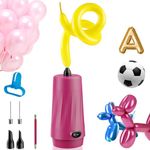 Electric Balloon Pump, BEAUTYOVO 15psi Balloon Inflator for 260Q Balloons, Foil Balloons, Footballs and Basketball, Balloon Machine for Fast Easy Bulk Balloons Filling