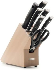WÜSTHOF Classic Ikon Messerblock mit 7 Artikeln, Braun