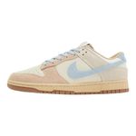 NIKE Women's W Dunk Low Basketball Shoes, Light Armory Blue Coconut Milk, 8 UK