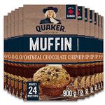 Quaker Oatmeal Chocolate Chip Muffin Mix, Multi-Pack, 900g (Pack of 12)