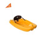 Pelican Solo 6 Feet Sit-on-top Youth Kayak - Pelican Kids Kayak - Perfect for Kids Comes with Kayak Accessories, Orange