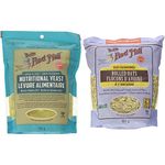 Bobs Red Mill Large Flake Nutritional Yeast, 142 grams & Bobs Red Mill Gluten Free Rolled Oats, 907 Grams