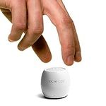 Boompods Zero Talk Mini Portable Bluetooth Speaker with Amazon Alexa Built-In, Smart Devices - Small Wireless Waterproof Speaker IPX6, 5hr Playtime, Microphone for Shower, Travel & iPhone, White