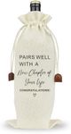 Raisingwell New Job Wine Bag Perfect Gifts for New Business Owners New Beginnings or Farewell Gifts for Friends