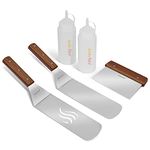 Onlyfire Multi-purpose Grill and Griddle Spatula Set Fits for Blackstone Grill and Other Grills