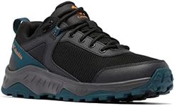 Columbia Men's Trailstorm Ascend WP Waterproof Low Rise Hiking Shoes, Black (Black x Night Wave), 8 UK