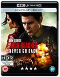 Jack Reacher: never Go Back 4K [Blu-ray] [2016]