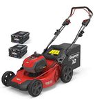 Snapper ESXD19SPWM82K Self-Propelled Battery Lawn Mower 48 cm 2 Batteries + Battery Charger