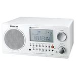 Sangean WR-2 WH HiFi AM/FM-RDS Table-Top Radio (White)