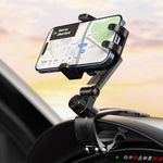 NIYEVN Dashboard Cell Phone Holder for Your Car, Car Phone Holder Mount, 360° Rotating Dashboard Phone Holder, One Hand Operation Clip Design Car Phone Mount, Compatible with 4-7 inch Smartphones