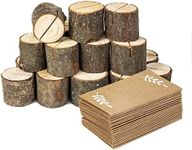 Jofefe 20Pcs Wood Place Card Holder