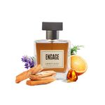 Engage Amber Hues Perfume for Men Long Lasting Smell, Ambery and Warm Fragrance Scent, for Special Occasions, Gift for Men, Free 3ml tester, 100ml