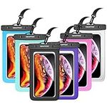 6 Pack Waterproof Cell Phone Pouch 