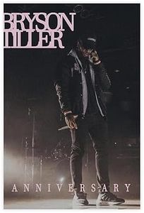 Okeymed Bryson Tiller Poster Hip Hop Rapper Posters Anniversary Music Cover Canvas Poster Wall Art Decor Print Picture Paintings for Living Room Bedroom Decoration Unframe:16x24inch(40x60cm)